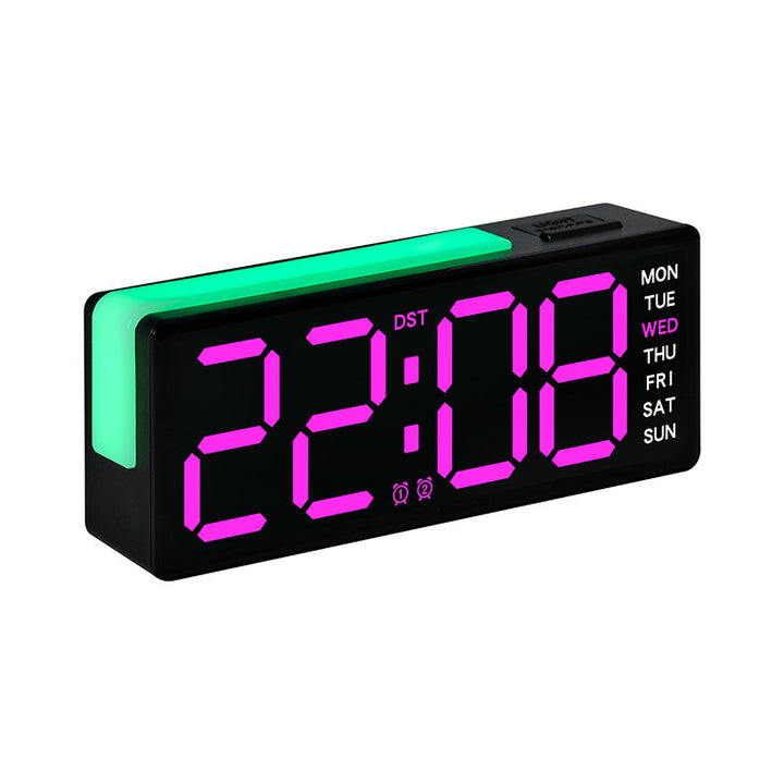 Digitaler Led Wecker mit Integrierter Temperatur- und Wochentagsanzeige Karnz