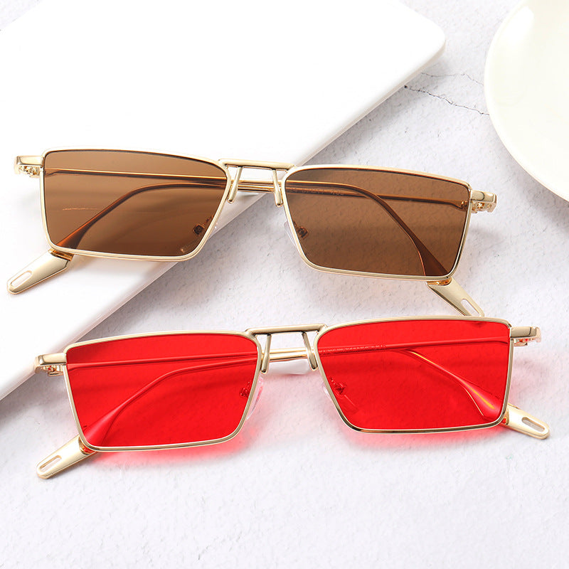 Damen elegante Brille mit filigranem Metallrahmen Karnz