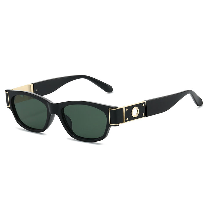 Fette Aussage Rechteckige Sonnenbrille Karnz