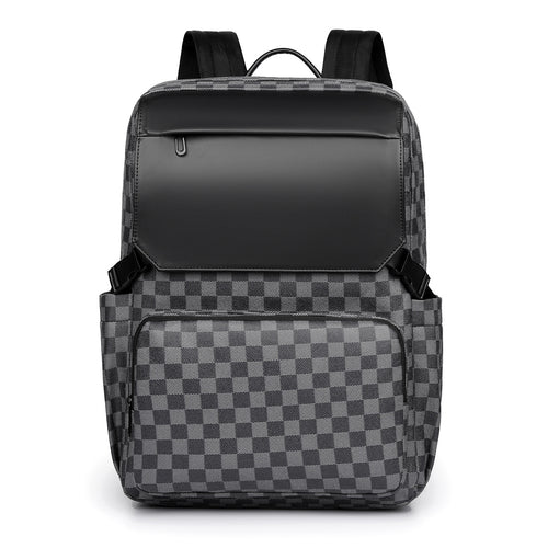 Hochwertiger trendiger Schachbrett-Rucksack Karnz