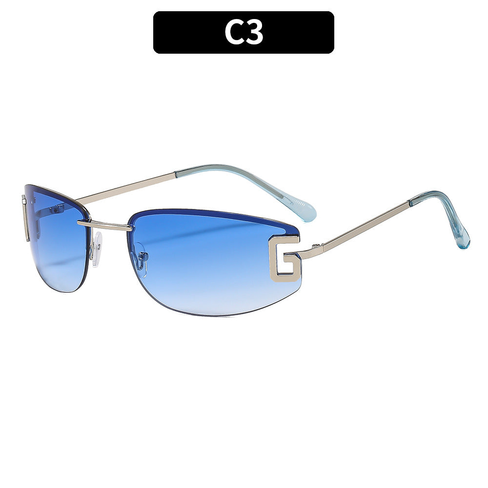 Elegante Übergroße Schild Sonnenbrille