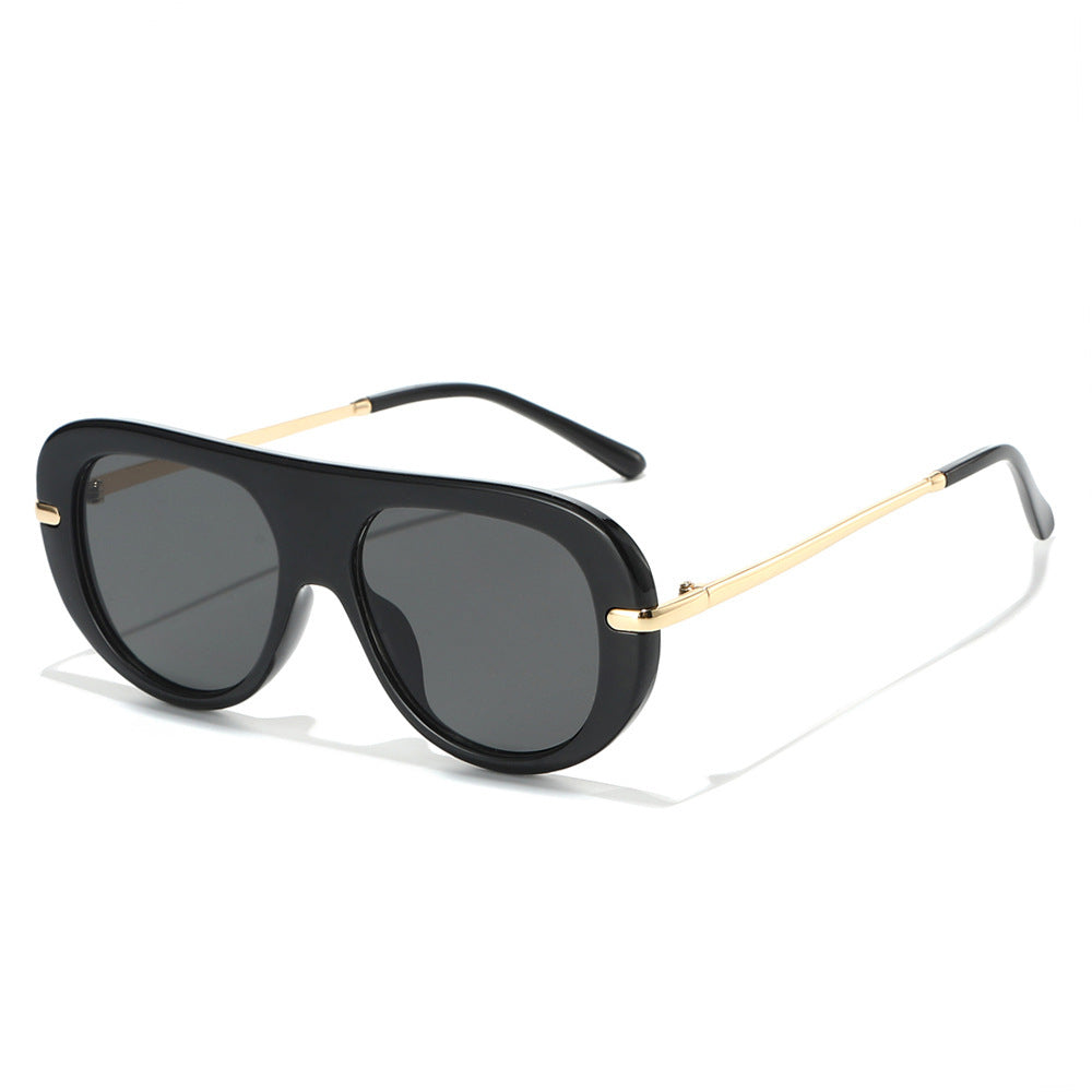 Futuristische Übergroße Shield Sonnenbrille Karnz