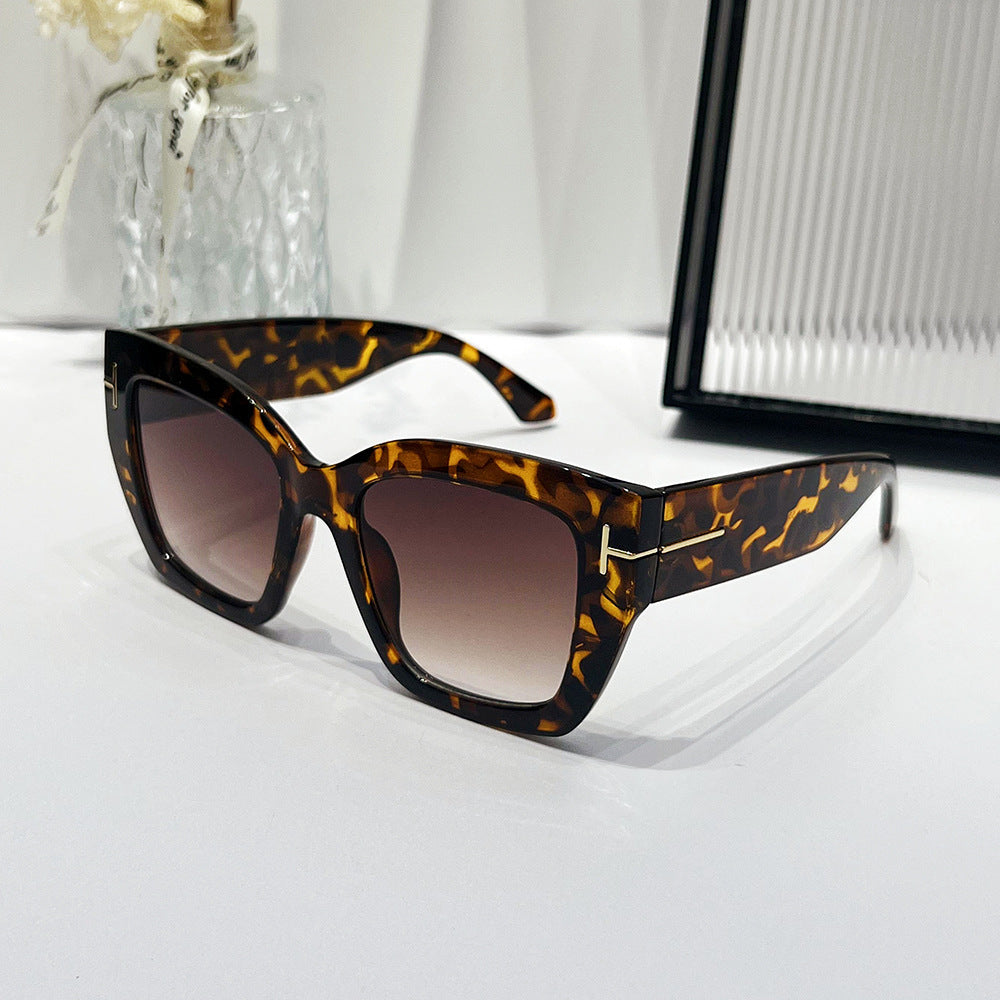 Moderne Übergroße Quadratische Sonnenbrille Karnz