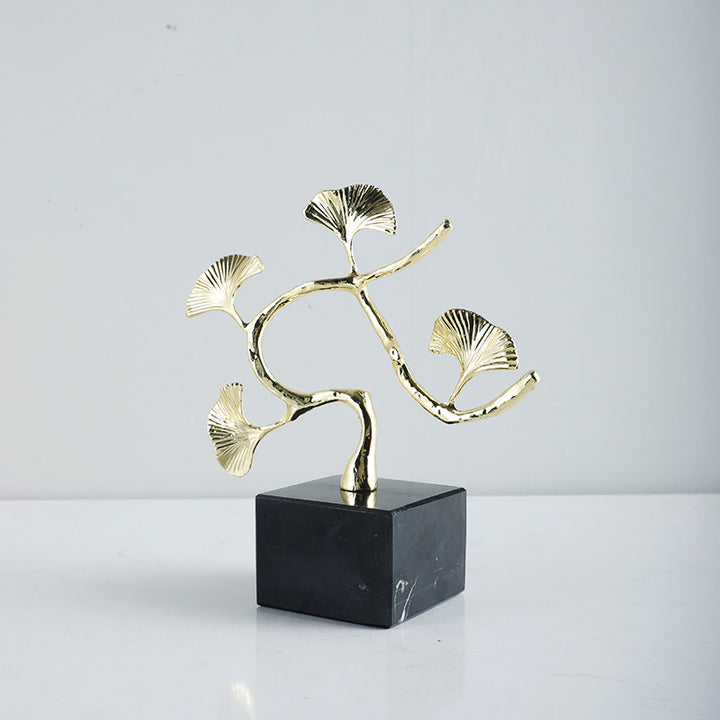Ginkgo Blatt Dekorative Skulptur