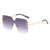 Damen oversized Sonnenbrille mit modischem Rahmen Karnz