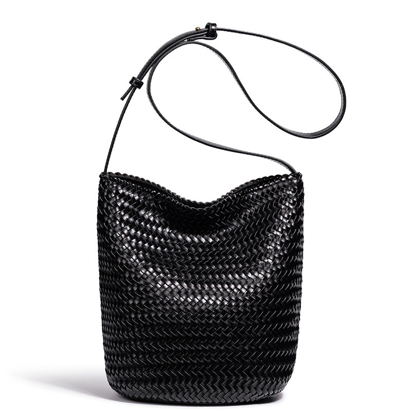 Handgefertigte Geflochtene Eimer Tasche Karnz