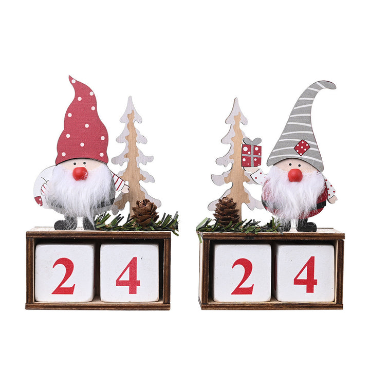 Dekorativer Adventskalender Karnz
