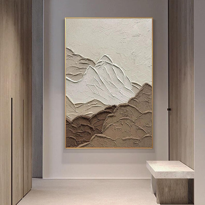Texturiertes Landschaftsrelief Leinwandkunst