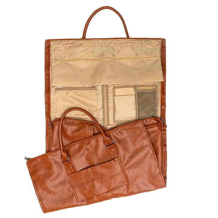 Elegante Reisetasche mit Zusätzlichen Außentaschen Karnz