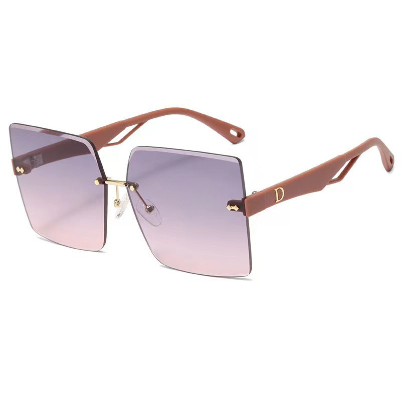 Damen modische quadratische Sonnenbrille mit luxuriösem und elegantem Rahmen Karnz