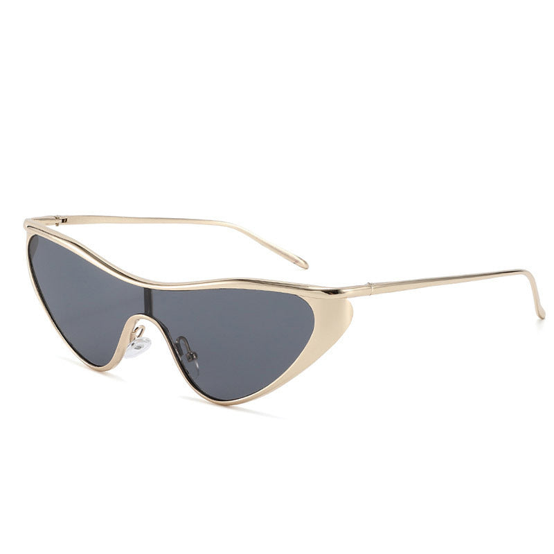 Damen futuristische Sonnenbrille im schlanken Design Karnz
