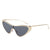 Damen futuristische Sonnenbrille im schlanken Design Karnz