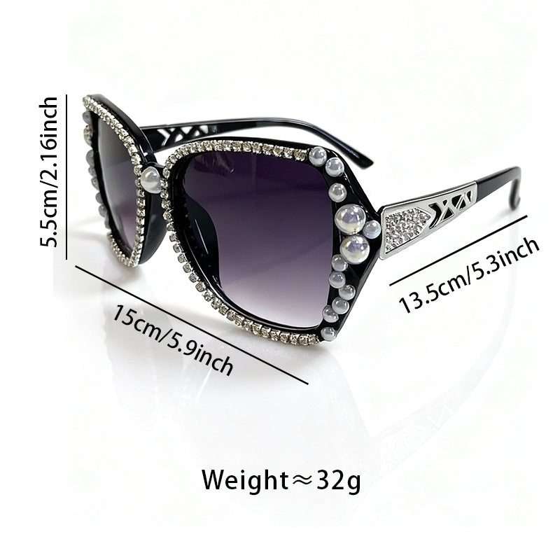 Verschnörkelte Katzenaugen-Sonnenbrille Karnz