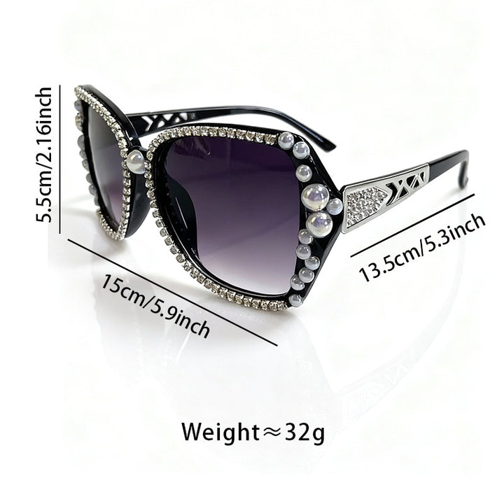 Verschnörkelte Katzenaugen-Sonnenbrille Karnz