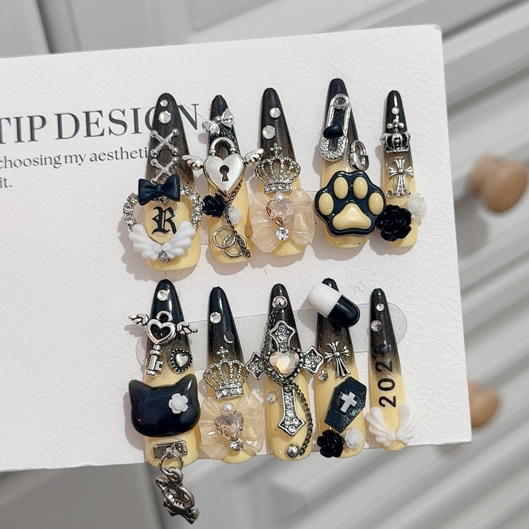 Dekoratives thematisches Nageldesign-Set