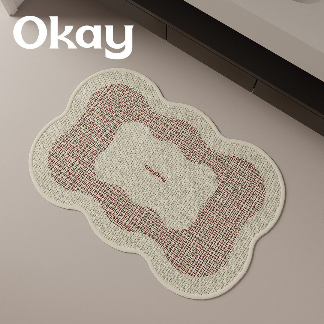 Cloud-shaped Woven Decorative Area Rug
