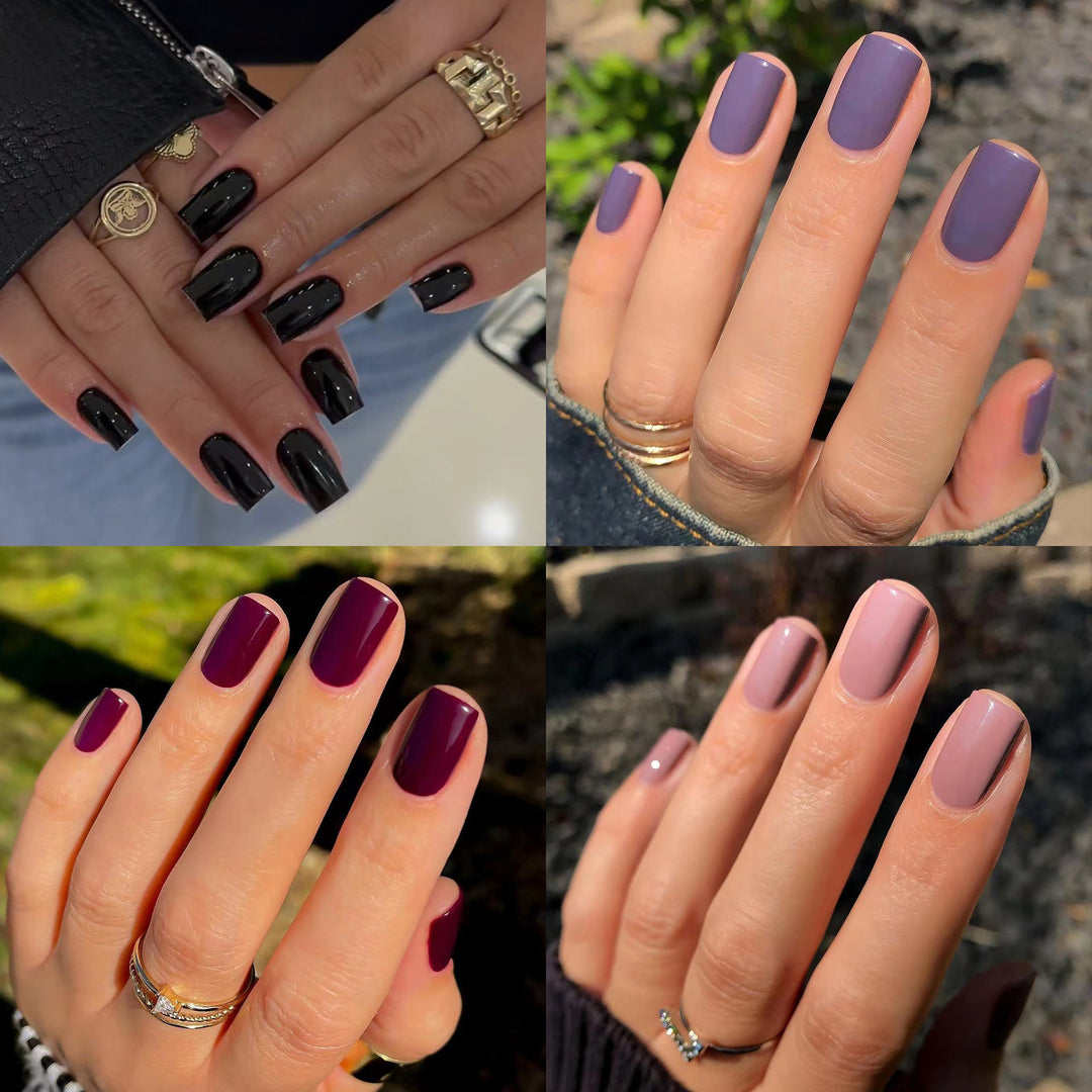 Elegante Nagelkunst mit Glanzfinish Karnz