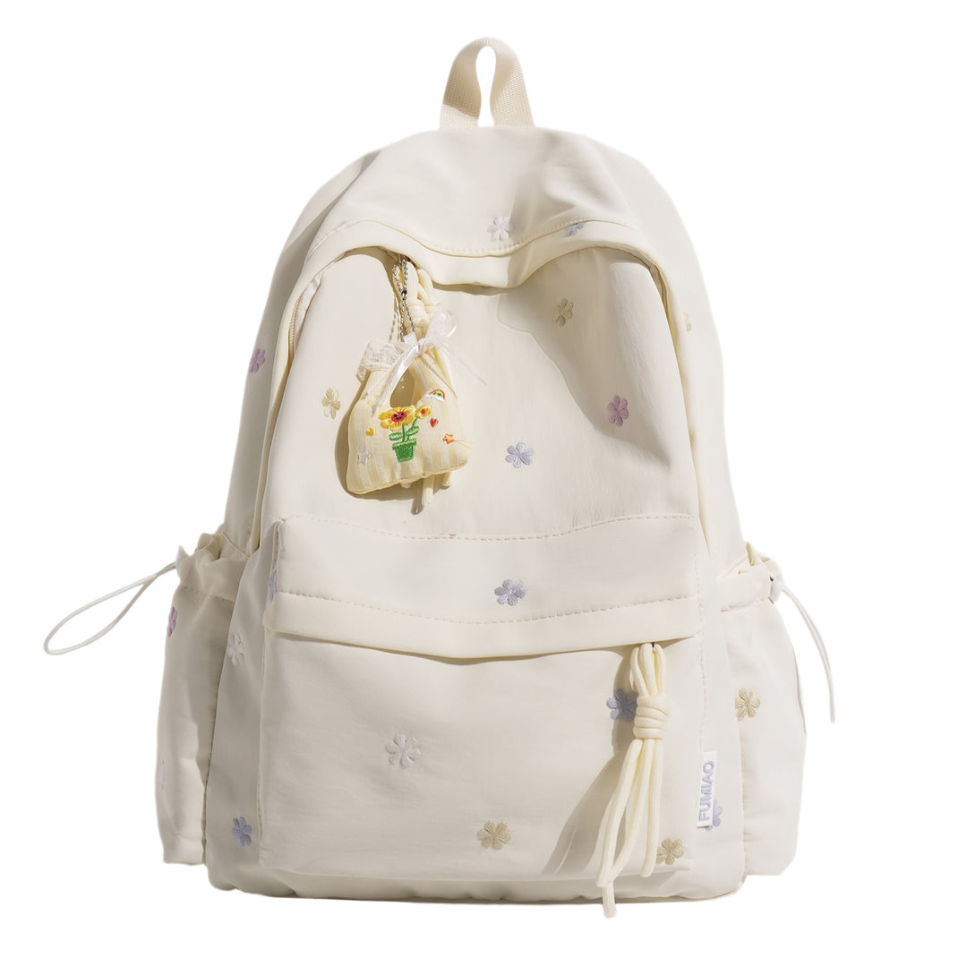 Bestickter Blumenmuster-Rucksack Karnz