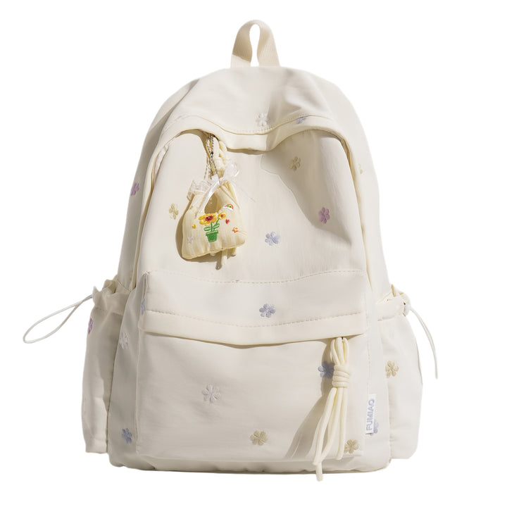 Bestickter Blumenmuster-Rucksack Karnz