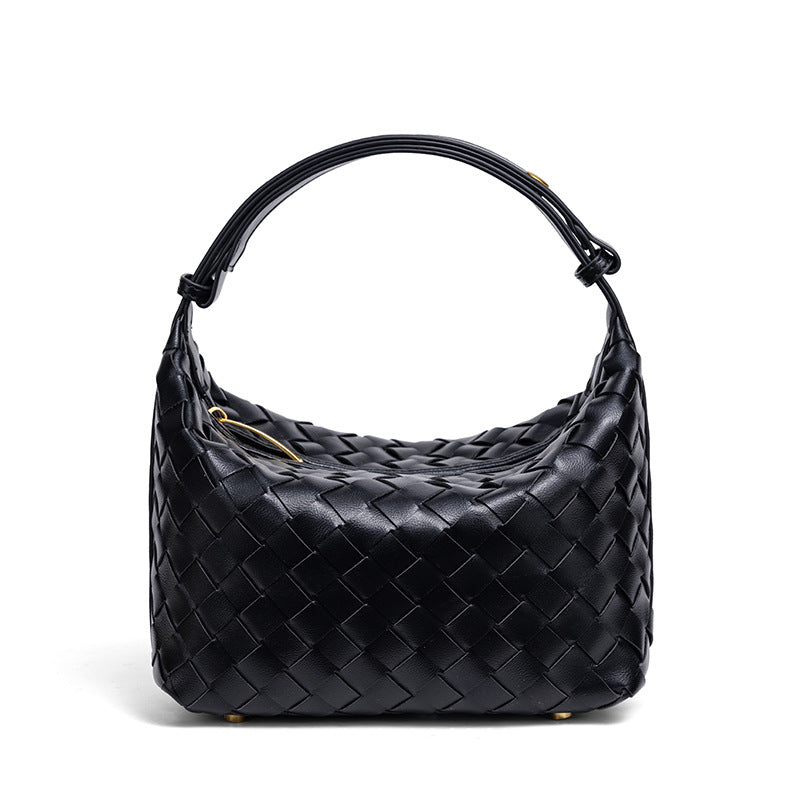 Handgefertigte Geflochtene Leder Mini Tasche Karnz