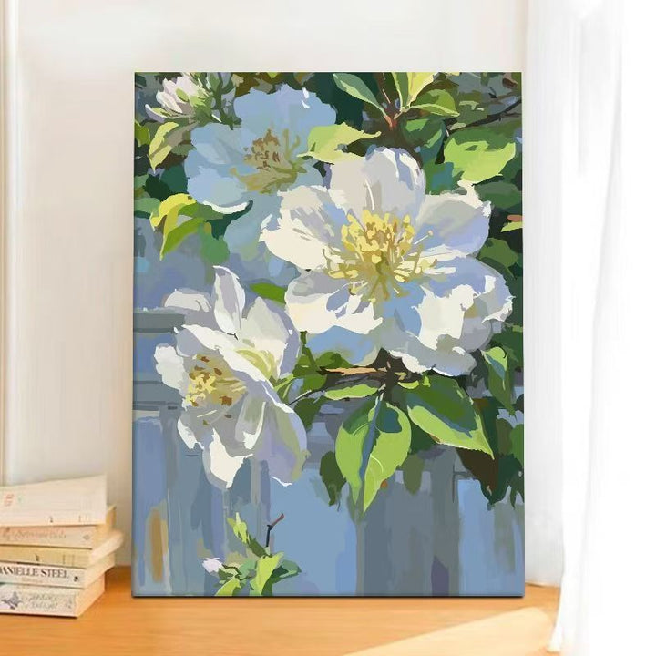 Florale Leinwand Wandkunst Karnz