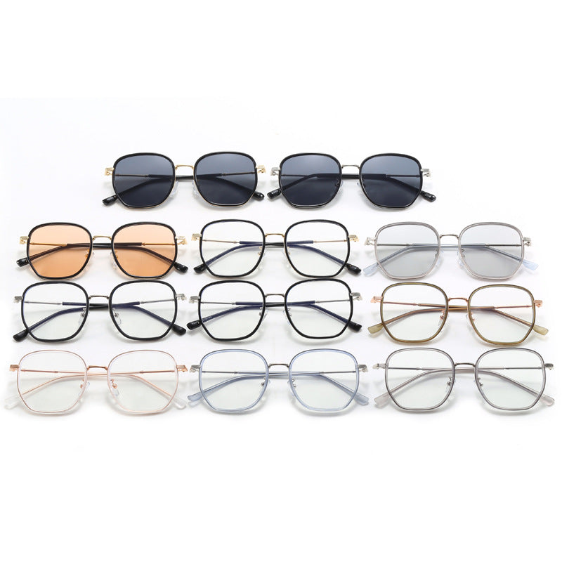 Damen geometrische oversized Sonnenbrille Karnz