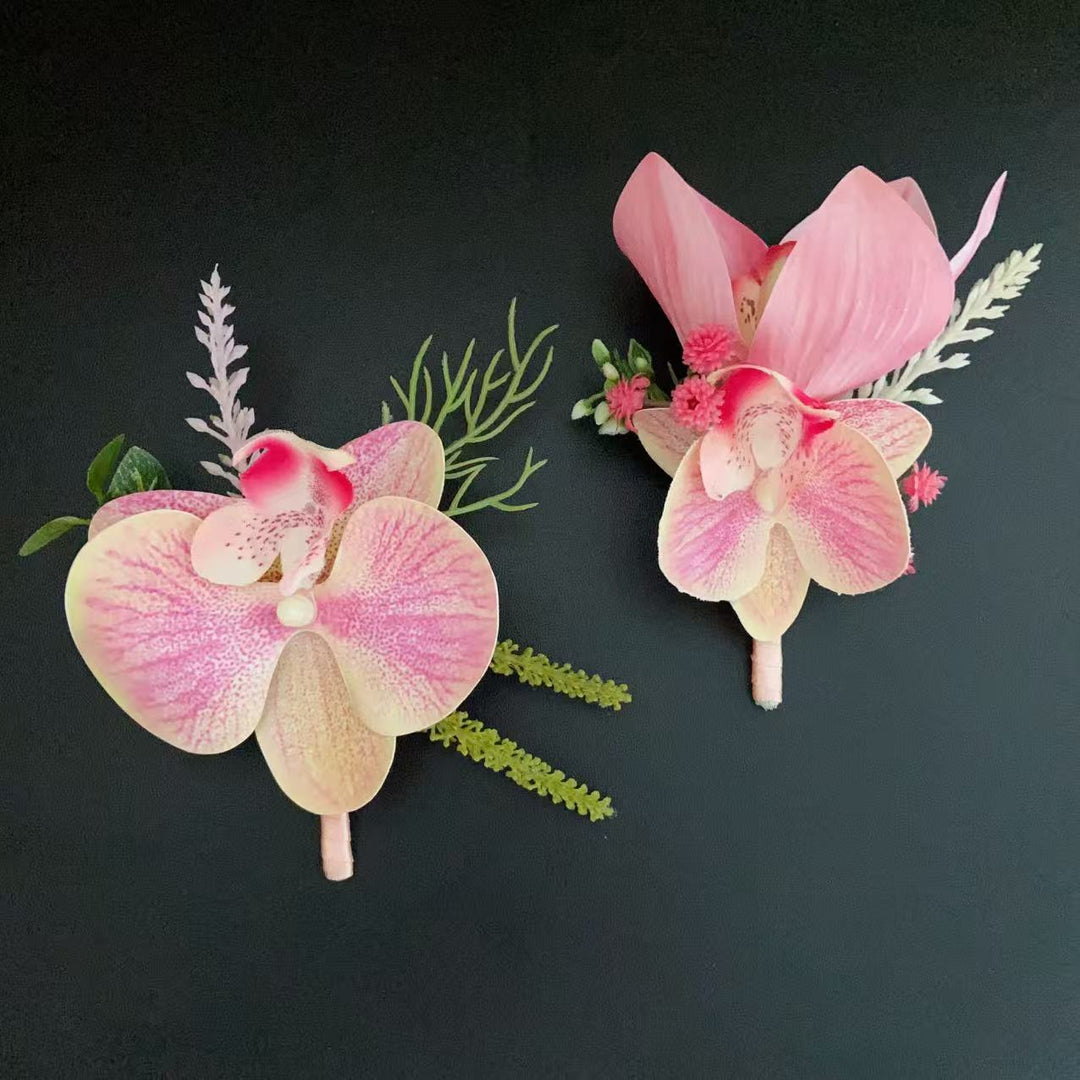 Elegante Orchideen Corsage