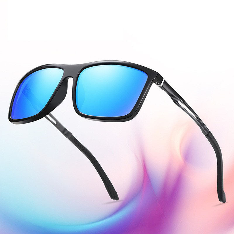 Herren Sportliche Sonnenbrille mit rutschfesten Bügeln und UV-Schutz Karnz