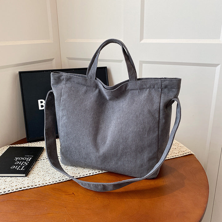 WoSoft Corduroy Tote Bag Karnz