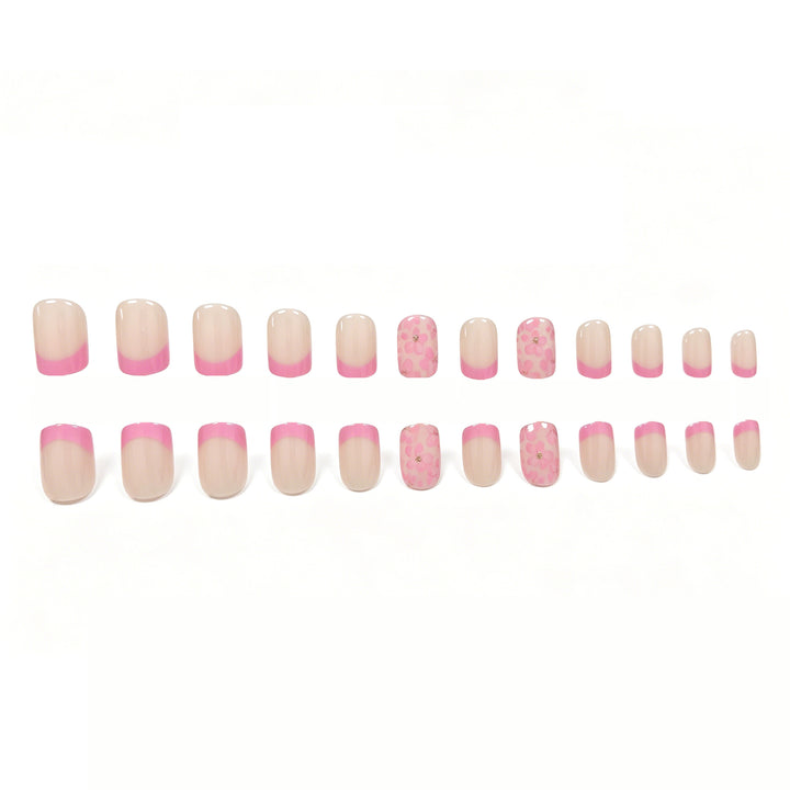 Elegantes Florales Nagelkunst Design Kit Karnz