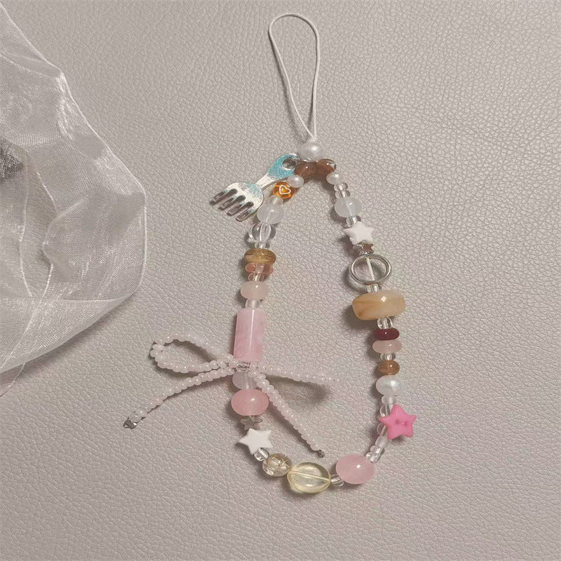 Künstlerischer Perlen Charm Handyband Karnz