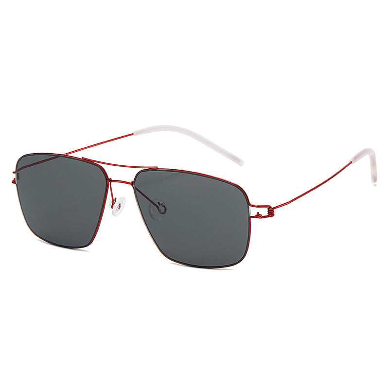 Damen moderne geometrische Sonnenbrille Karnz