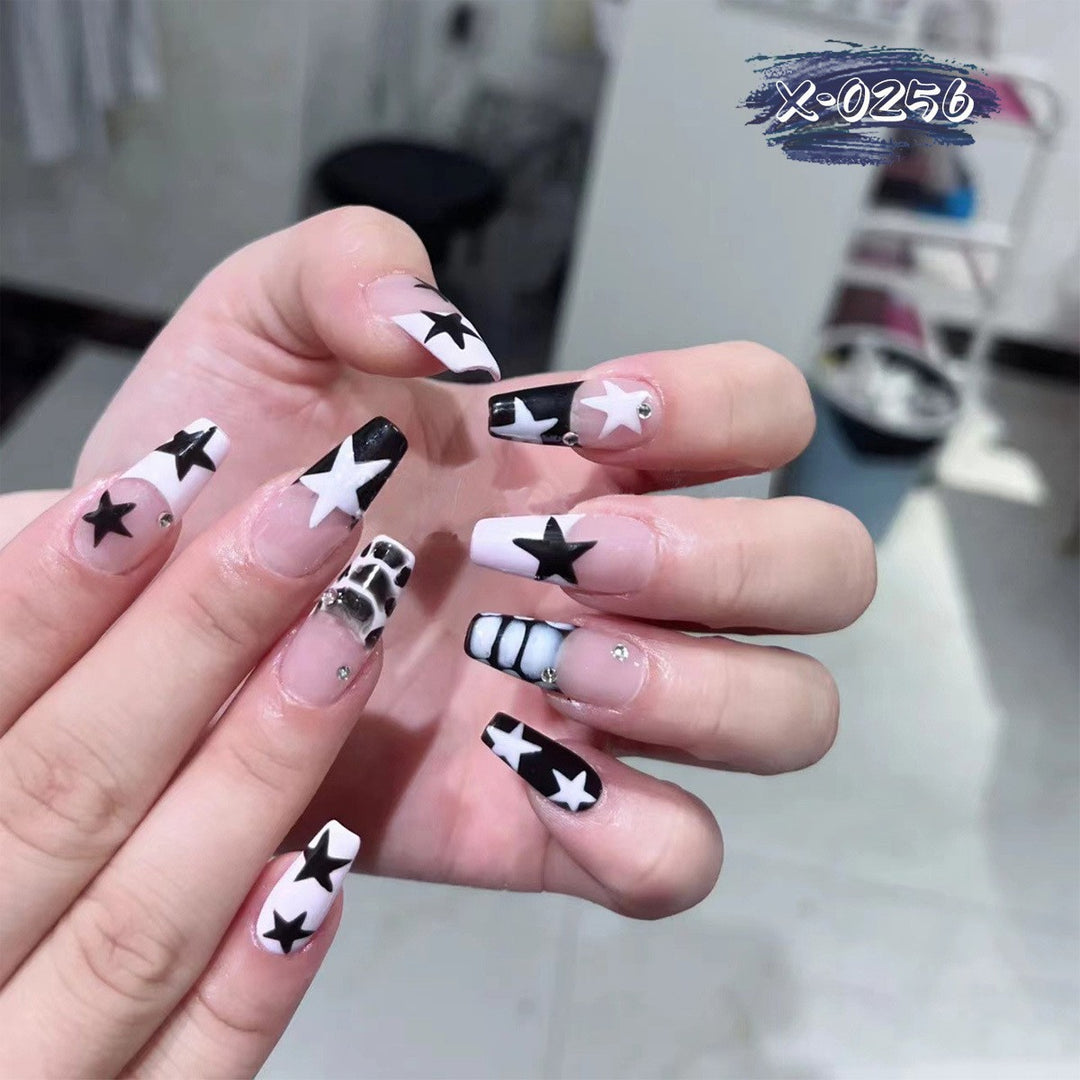 Künstlerisches Sternmuster Nagelkunst Set