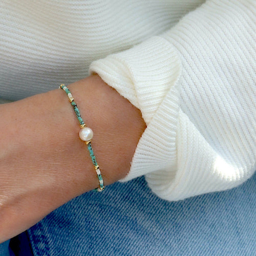 Stylische Perlenarmband Karnz