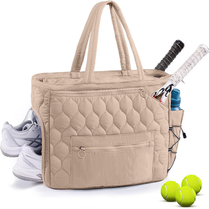 Quilted Multi-Compartment Sport Tote Bag Karnz