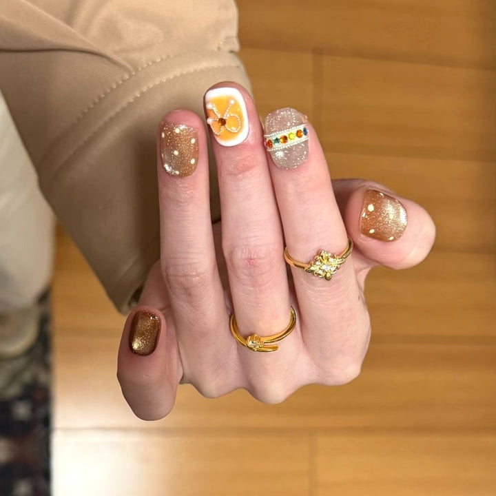 Dekoratives Nagelkunstdesign