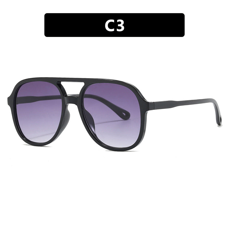 Damen modische Sonnenbrille mit außergewöhnlichem quadratischem Rahmen Karnz