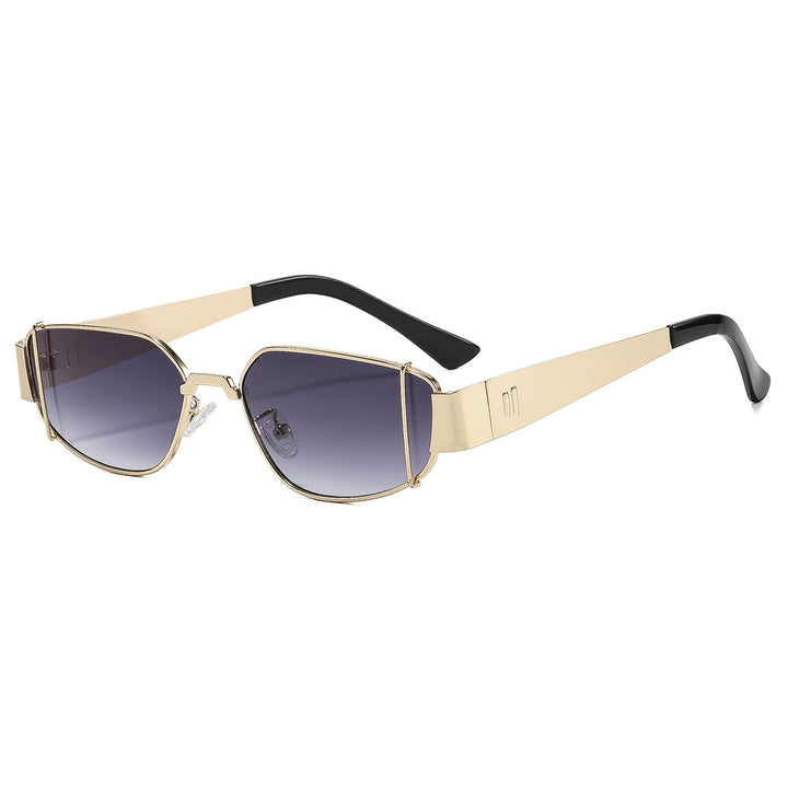 Damen Designer-Sonnenbrille im modernen, kantigen Stil Karnz