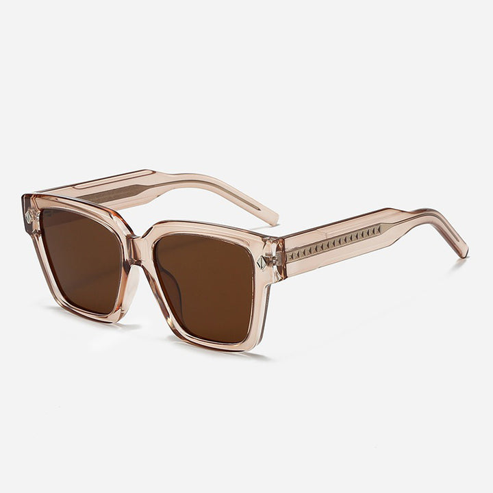 Damen Oversized Designer-Sonnenbrille mit stilvollem Rahmen und schützendem UV-Filter Karnz