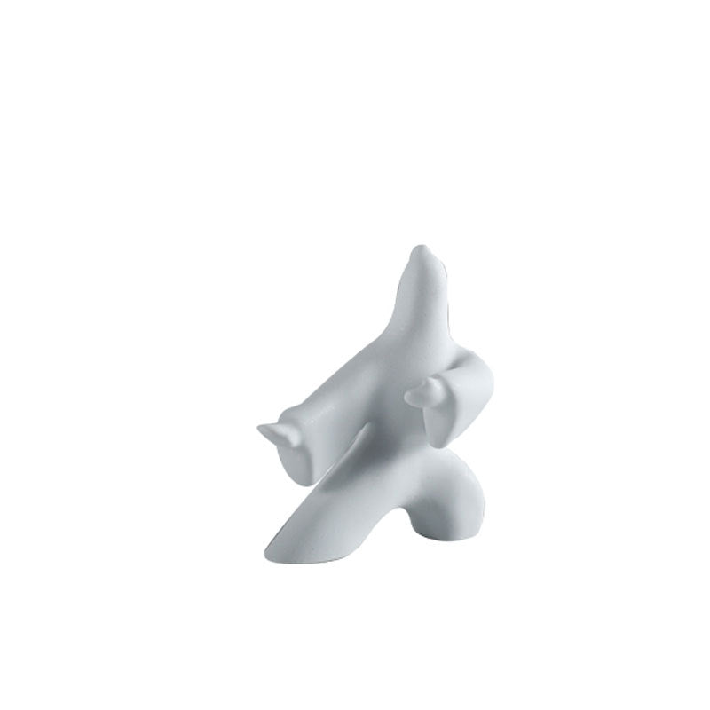 Moderne abstrakte dekorative Skulptur