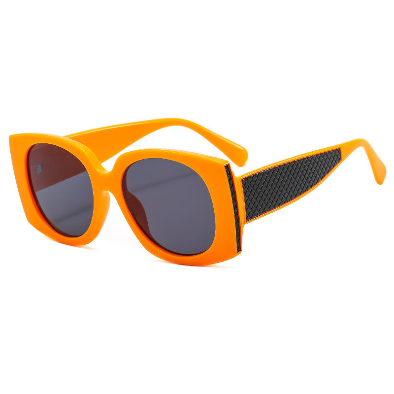 Damen stilvolle Sonnenbrille mit markantem Rahmen Karnz