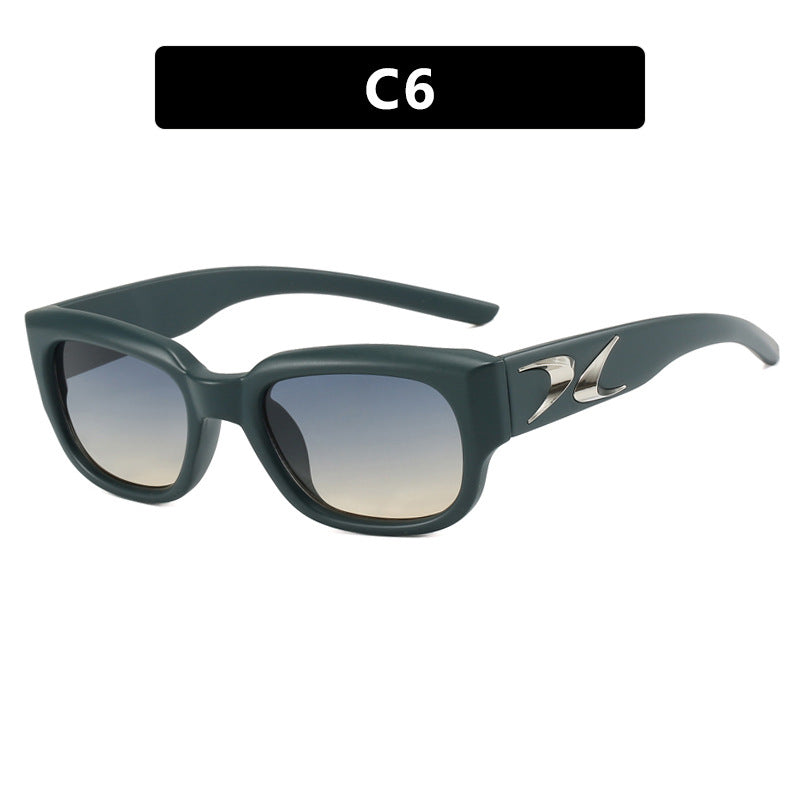 Damen stylische Sonnenbrille mit robustem Rahmen und UV-Schutz Karnz