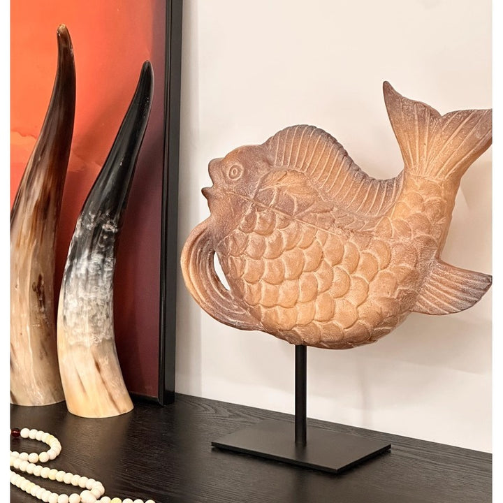 Dekorative Fischskulptur