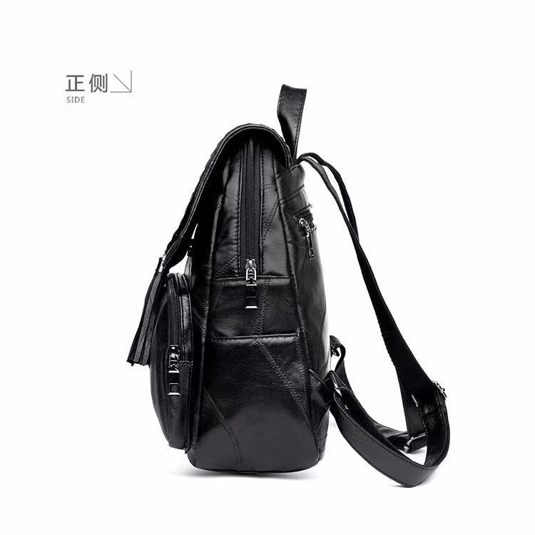 Frauen Elegante Leder Rucksack Karnz