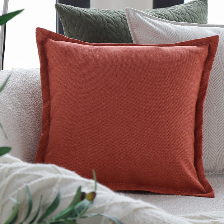 Quadratischer gequilteter Zierkissenbezug mit Kabel‑Tufting und softem Mikrofaser‑Finish Karnz