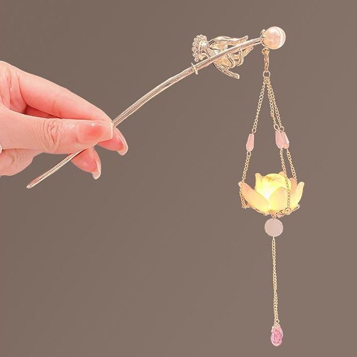 Dekorativer floraler Haarschmuck-Stick Karnz
