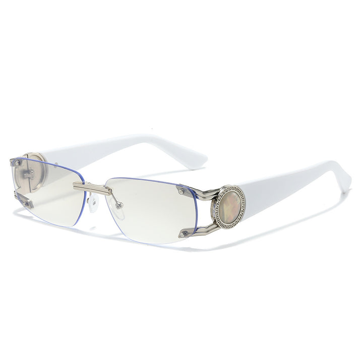 Stylische Minimalistische Rechteckige Sonnenbrille Karnz