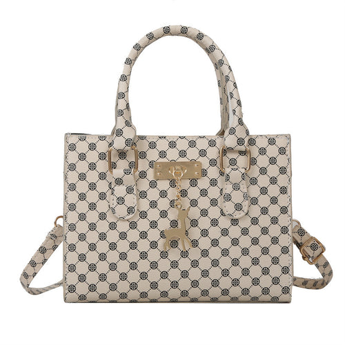 Elegante gemusterte Handtasche