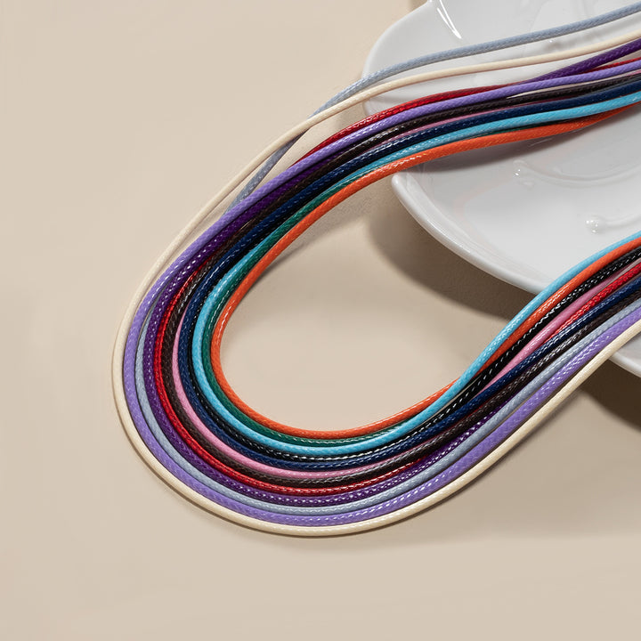 Premium Kunstleder Brillenretainer Kette Karnz