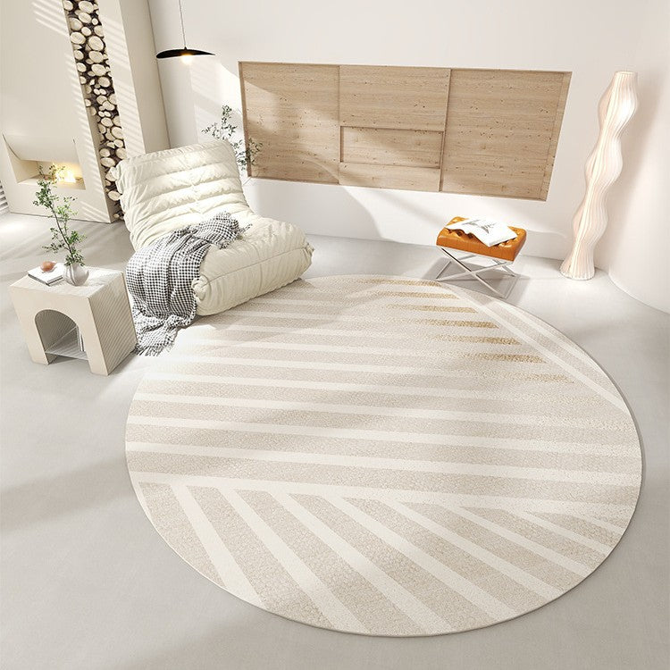 Modern geometrischer kreisförmiger Teppich für das Zuhause